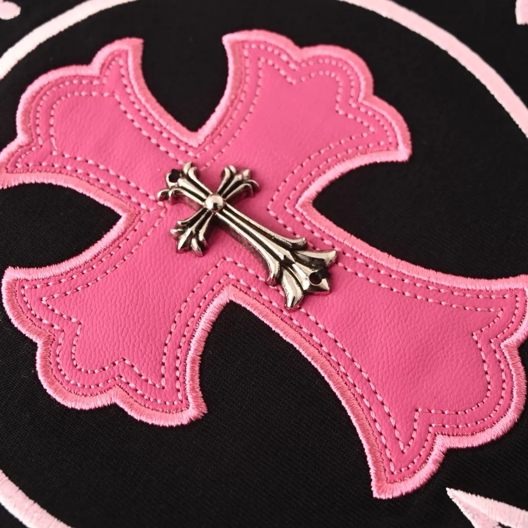 150 CHROME HEARTS/ Pink T 2026 0 Quality os 0 ：Black White Size：S-XL